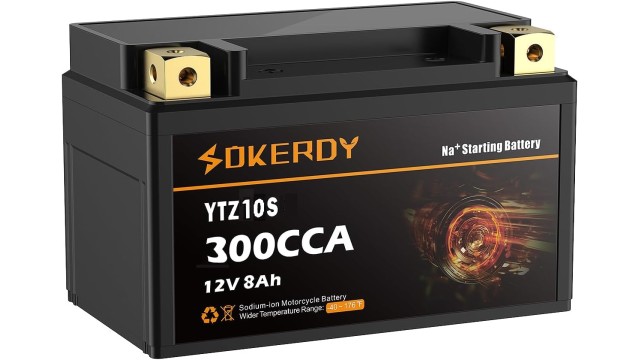 Μπαταρία SOKERDY YTZ10S Ιόντων Νατρίου Νa+ (Sodium Ion), 12V 8Ah, 300A/CCA γιά μηχαν΄άκια, ATV, UTV, Jet Ski, Snowmobile